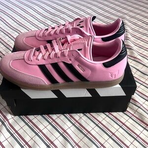 Adidas Samba Messi Shoes Men's Size 11 Pink Black Gum New